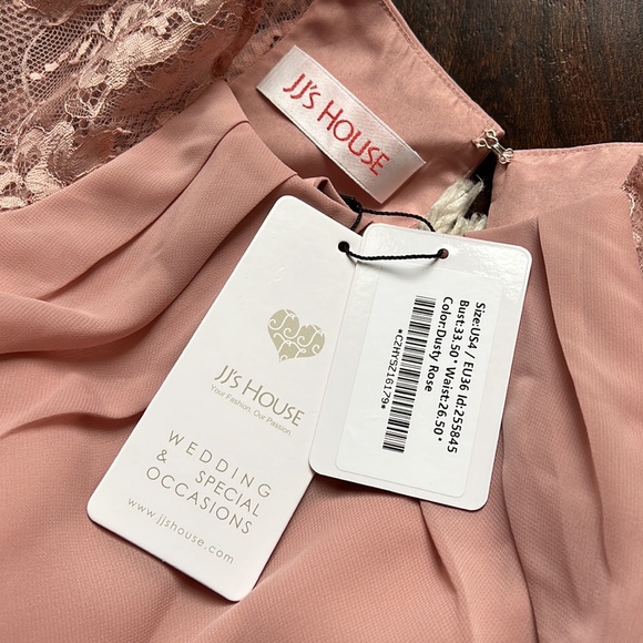 JJ’s House Floor Length Dusty Rose Maxi Dress - Picture 7 of 9